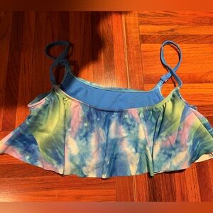 Colorful Tie-Dye Bikini Top